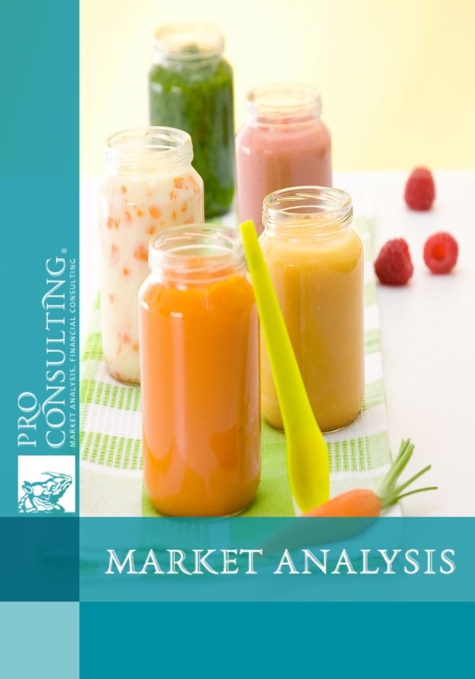 Market research report on baby food in Ukraine.  2014